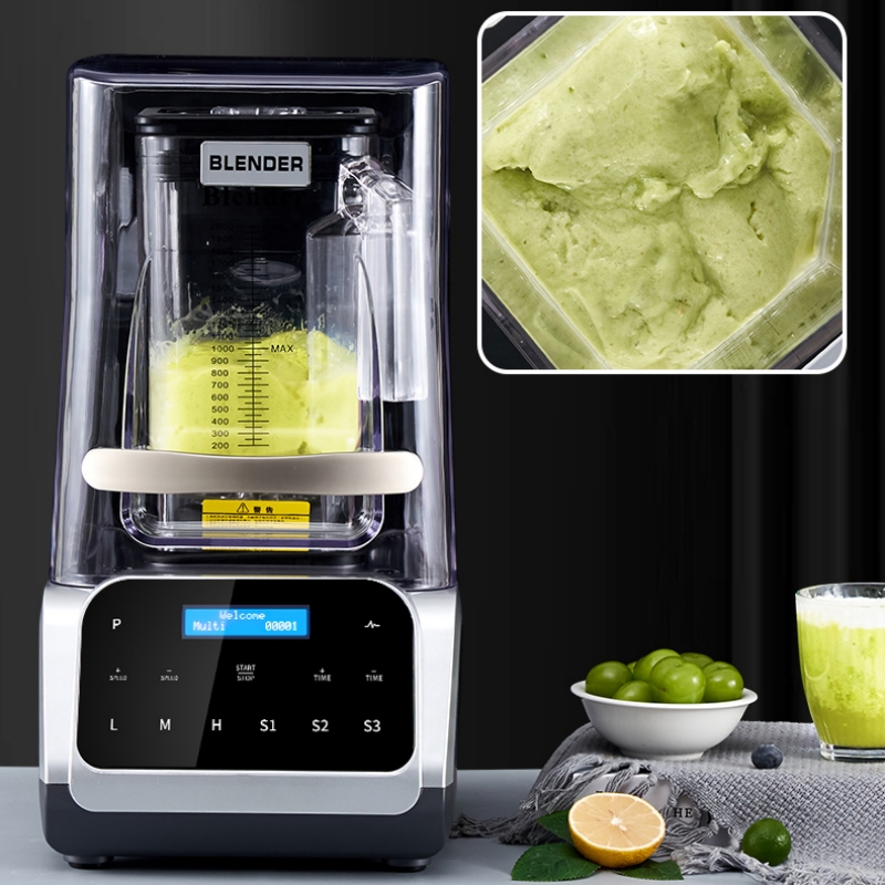 Juicer - เครื่องปั่นไฟฟ้าเชิงพาณิชย์ 2200W, รุ่นใช้งานหนัก, ความจุ 2 ลิตร,