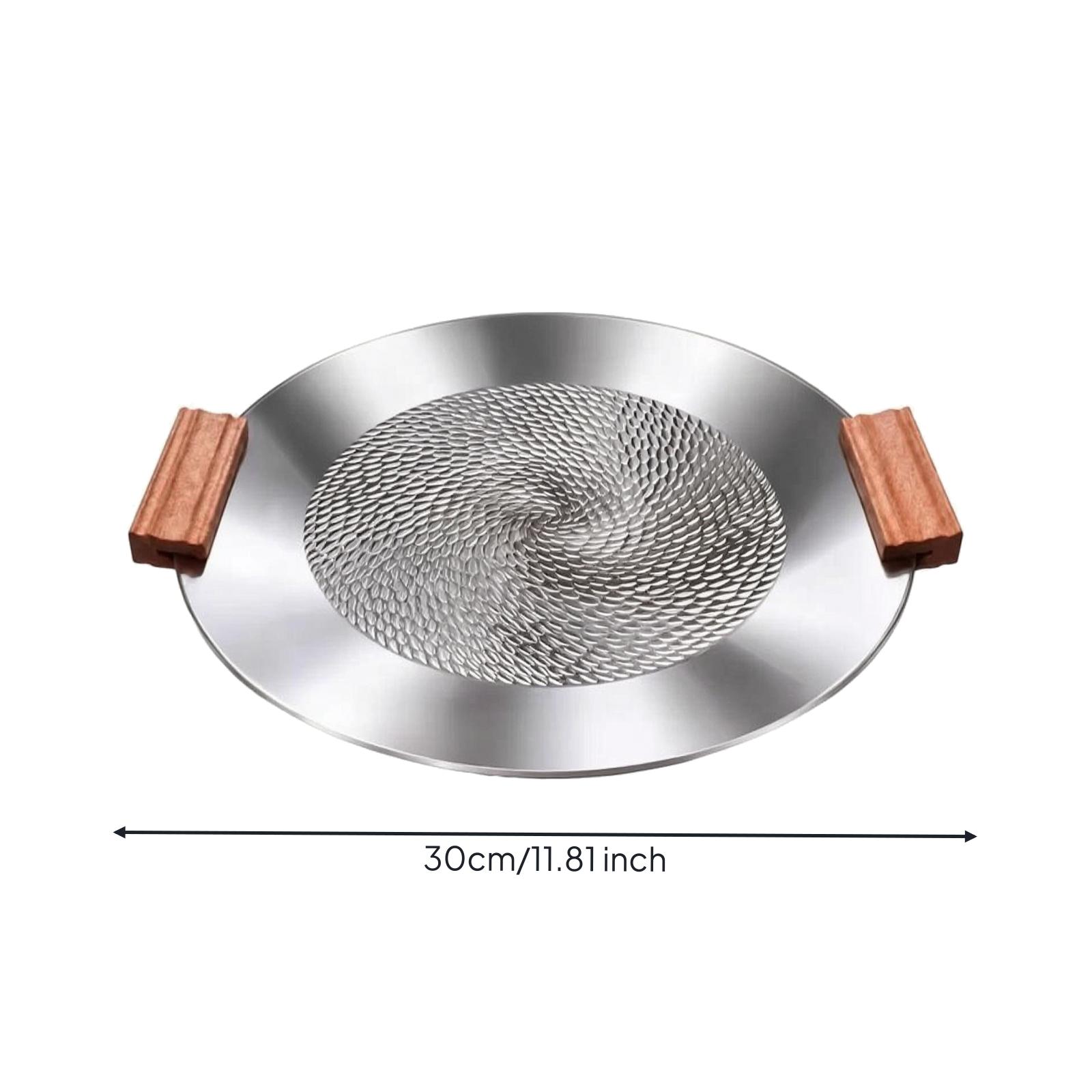 Induction Cooker - กระทะย่างเคลือบกันติด ใช้งานได้หลากหลาย ขนาด 30 ซม. โครงสร้างเหล็กสามชั้น