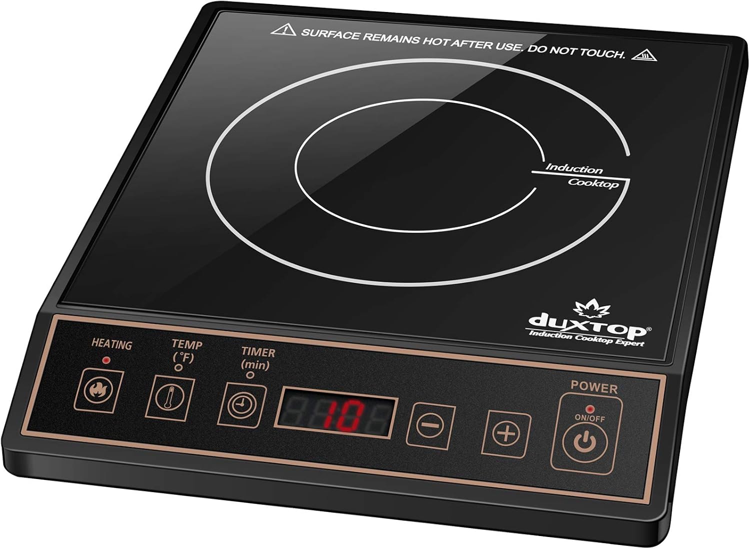 Induction Cooktop Portable - เตาแม่เหล็กไฟฟ้าแบบพกพา 1800W สีทอง รุ่น 9120MC/BT-M20B