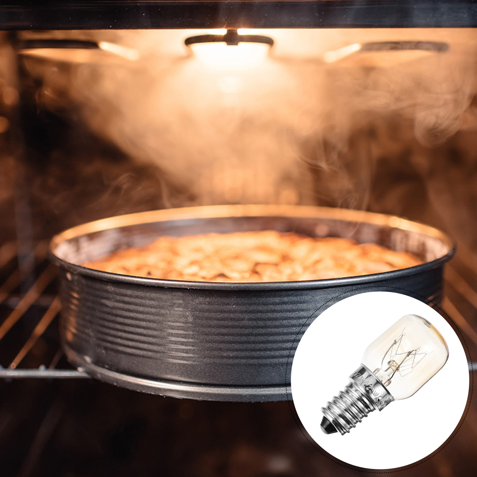 หลอดไฟเตาอบ 4 ชิ้น ทนความร้อน  - Microwave Oven บทวิจารณ์และราคา