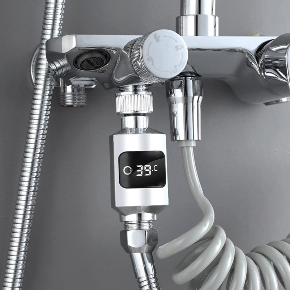 เครื่องวัดอุณหภูมิฝักบัวดิจิตอ - Kitchen Appliances Video บทวิจารณ์และราคา