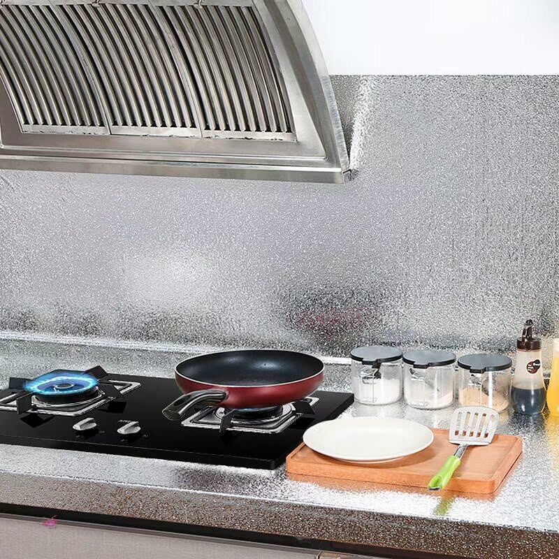 สติ๊กเกอร์ติดผนังห้องครัว ฟอยล - Kitchen Appliances Cabinet บทวิจารณ์และราคา