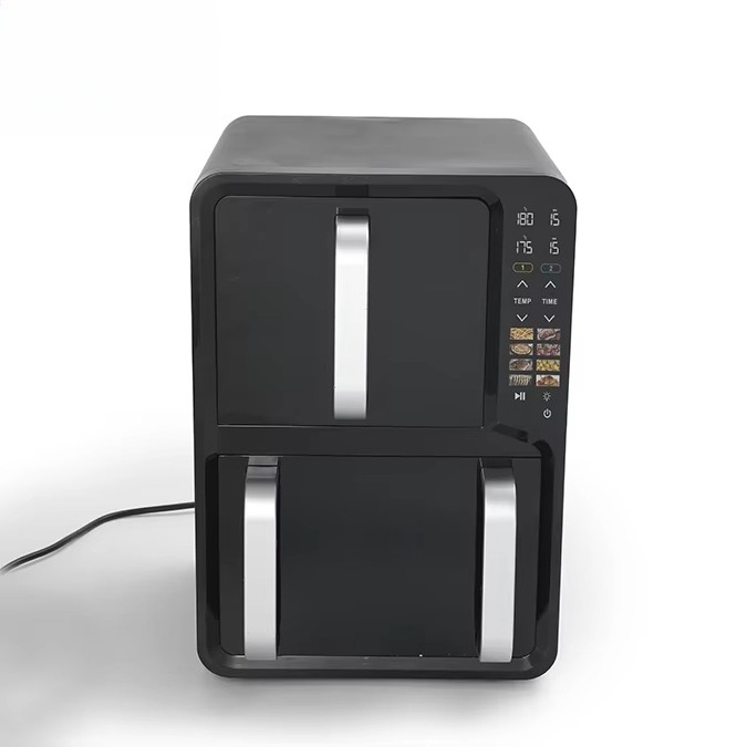 หม้อทอดไร้น้ำมันแบบสองช่อง ขนา - Air Fryer บทวิจารณ์และราคา
