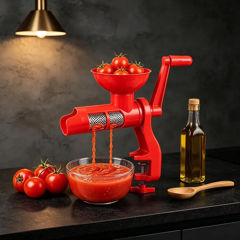 เครื่องคั้นน้ำมะเขือเทศแบบมือห - Juicer บทวิจารณ์และราคา