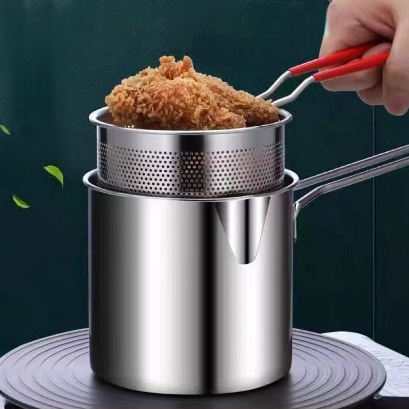 หม้อทอดสแตนเลส 304 พร้อมตะกร้า - Induction Cooker บทวิจารณ์และราคา