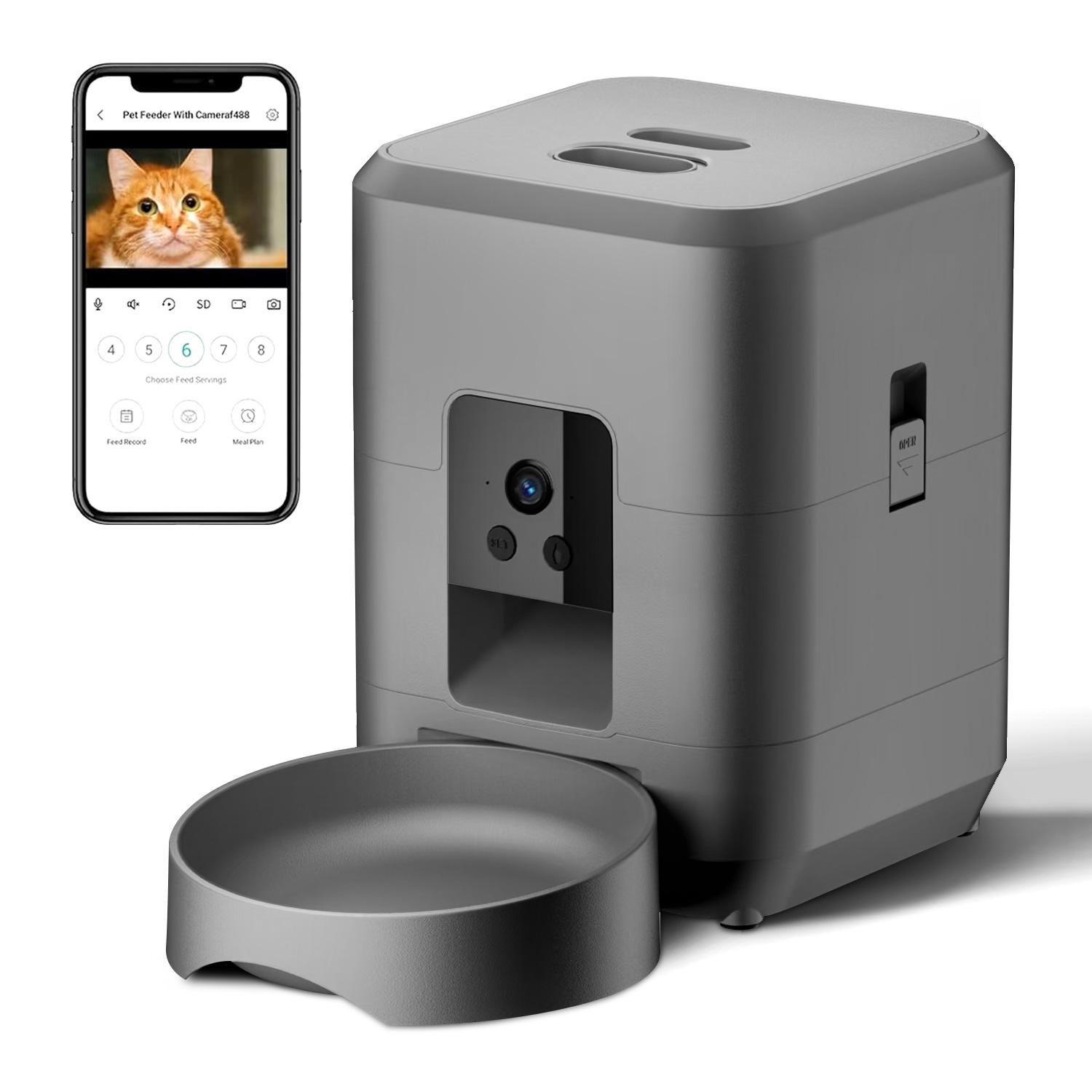 เครื่องให้อาหารแมวอัตโนมัติพร้ - Kitchen Appliances Video บทวิจารณ์และราคา