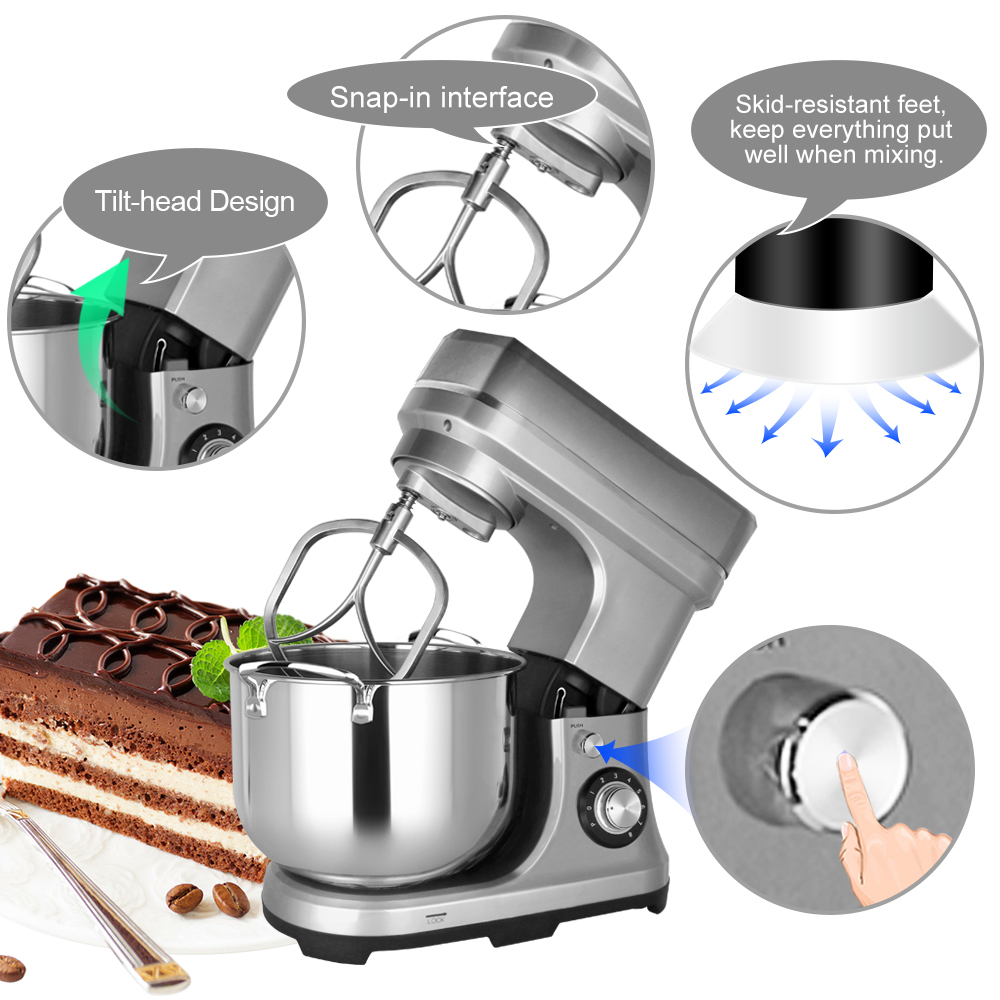 พร้อมจัดส่ง เครื่องผสมอาหารไฟฟ - Stand Mixer บทวิจารณ์และราคา